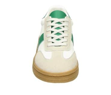 2DD0790101 White-Green PU Combi Sneaker