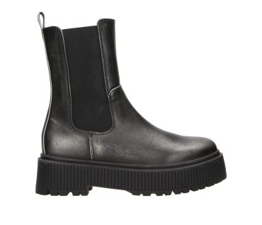 2AA0031305 8400 Pewter Pu Metallic Chunky Chelsea Boot