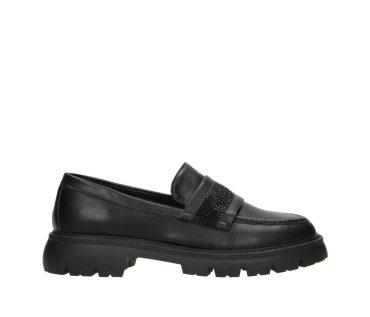 2AA2441901 Black PU Loafer