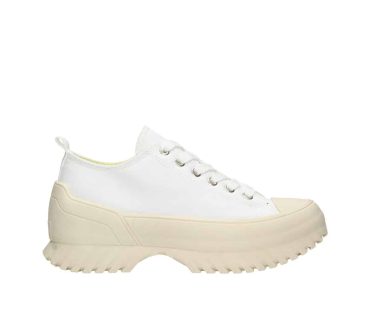 2AA2580301 1100 White Textile Sneaker