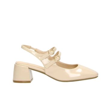2GY0281505 7600 Nude PU Patent Mary Jane with slingback