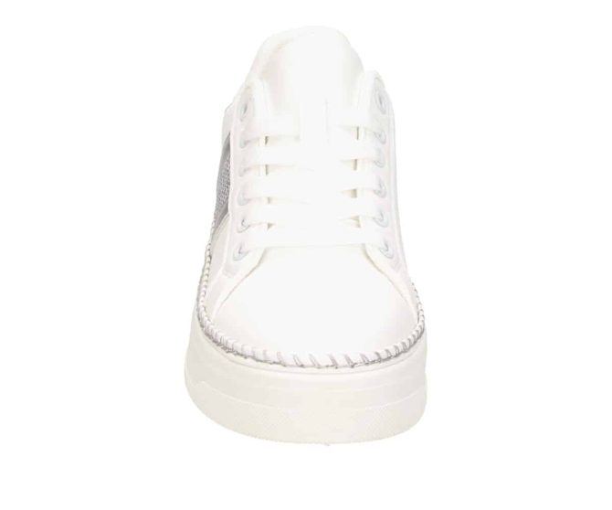 2JK1210102 1182 White-Silver PU Combi Sneaker