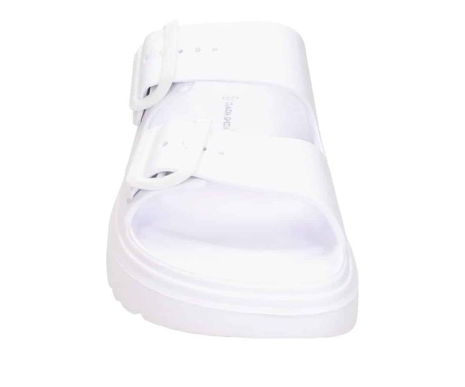 2PT0240701 1100 White PU Slide